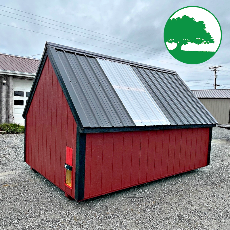 8' x 12' Painted "Chicken Coop"