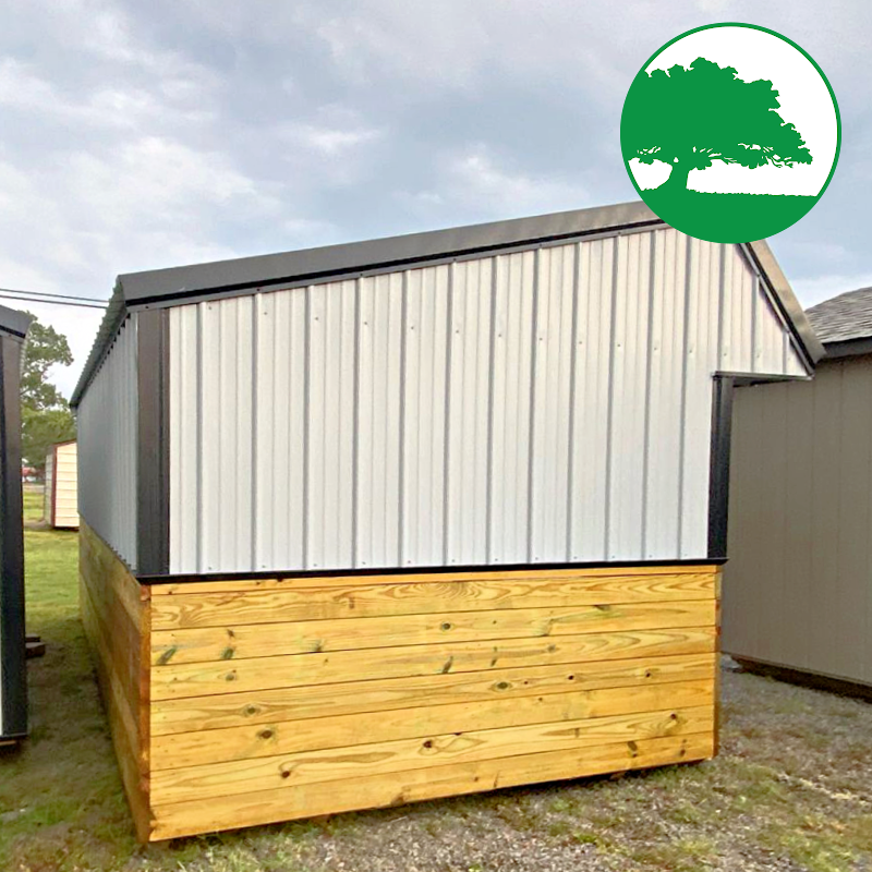 10' x 20' Metal "Animal Shelter w/ Tack Room"