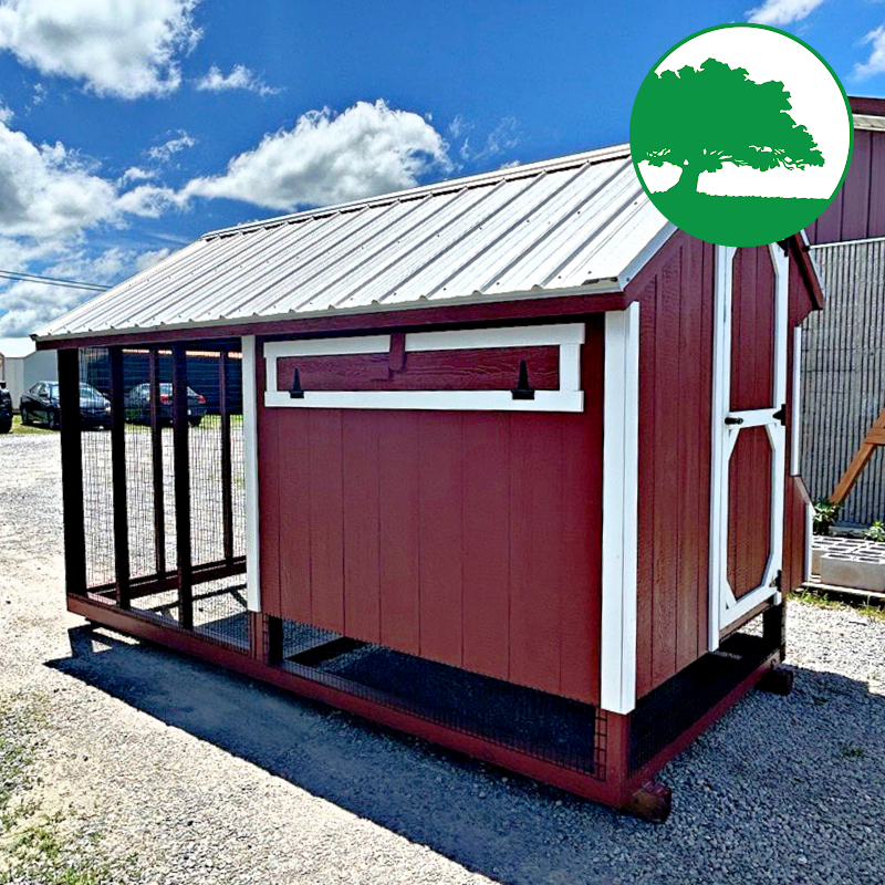 6' x 12' Painted "Combination Coop"