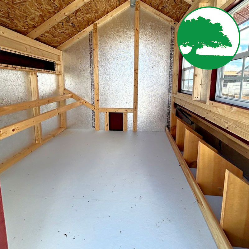 6' x 12' Painted "Combination Coop"