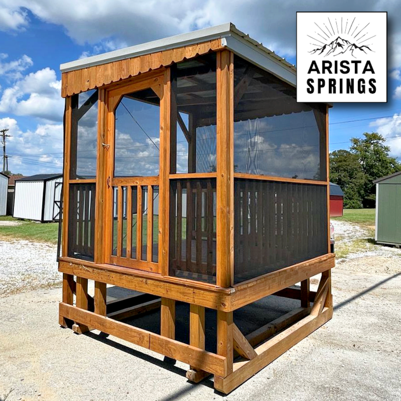 PRE-OWNED 8' x 8' Sunrise "Full Porch w/ Screen"