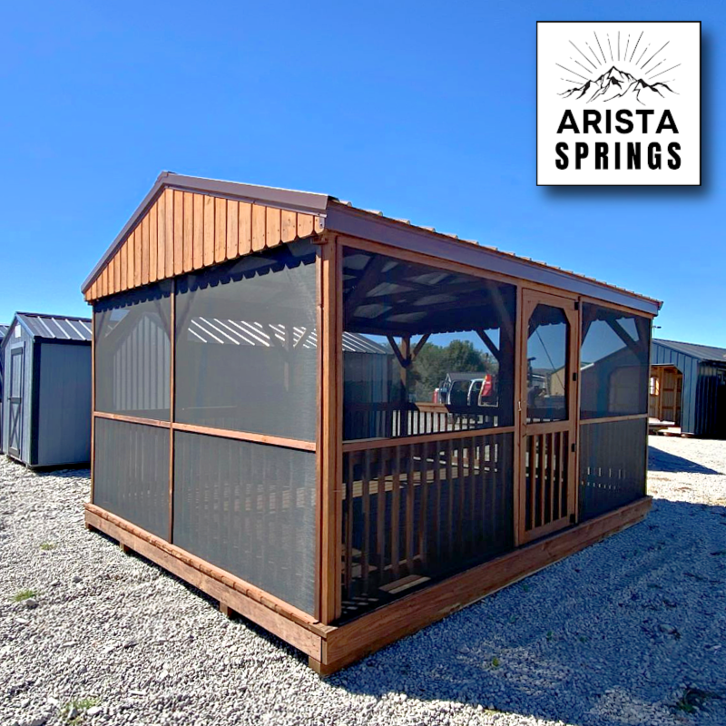 12′ x 16′ “Outdoor Oasis w/ Screen” Pavilion
