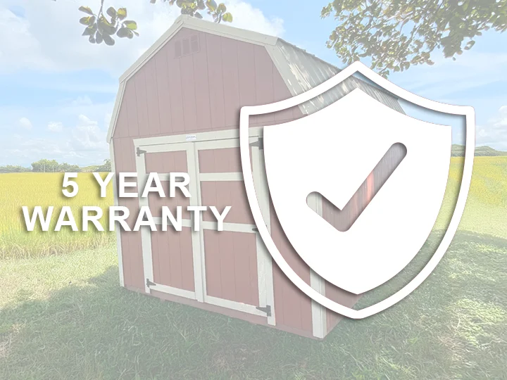 FrontierShedCo 5YrWarranty