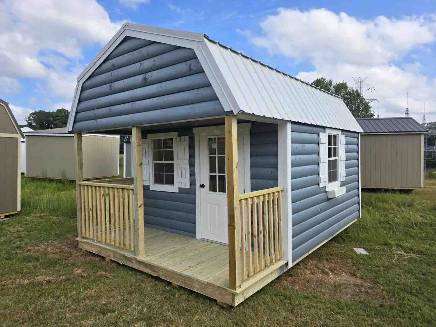 Lofted Log Cabin in GA & SC - Willow Lake Sheds