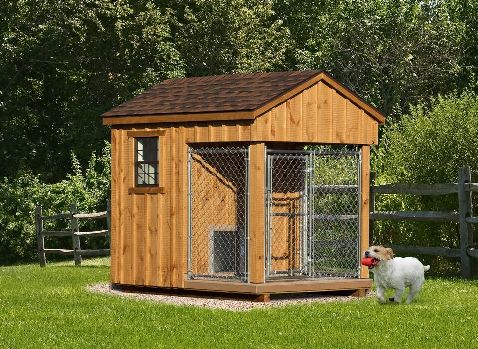 6x8 trad kennel