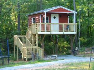 Man cave deer stand 300x225