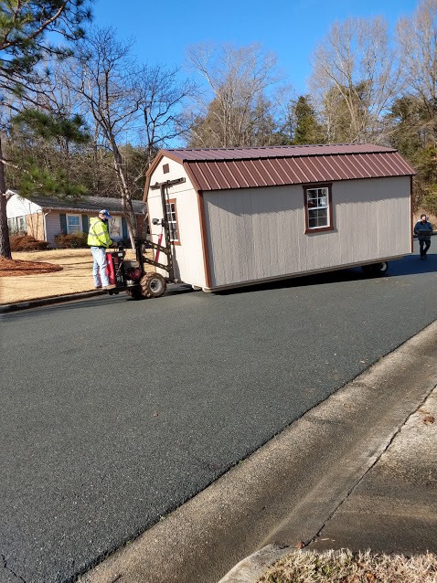 delivering shed