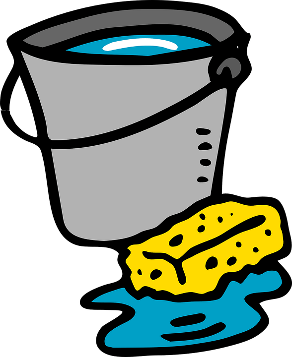 power washing a shed