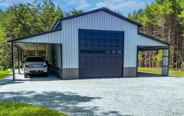 steel garage structure 600x380