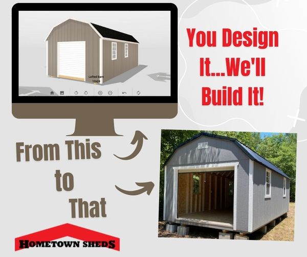 you design your shed we build it