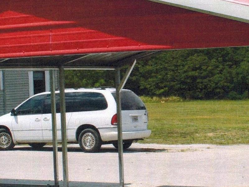 aframe Vertical carport with gables