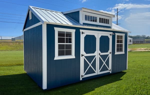 custom wooden buildings with transom