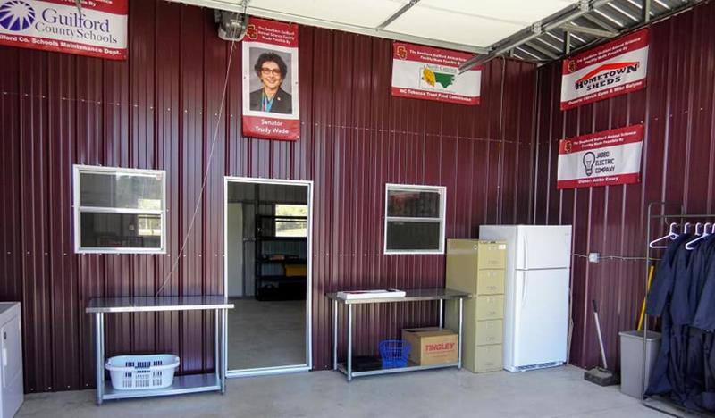 southern guilford metal building inside