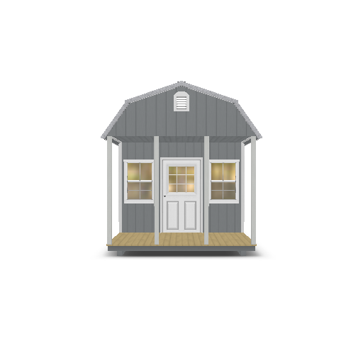 Lofted Barn With End Porch