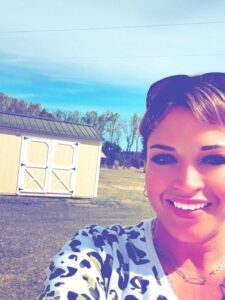 Hometown Sheds Lillington manager Carly