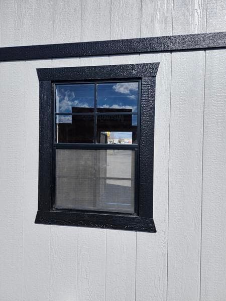 black shed window option