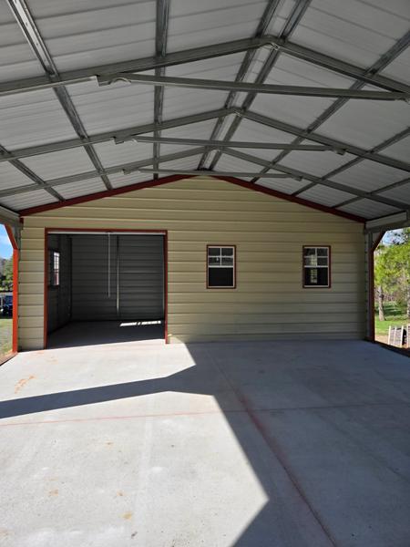 custom garage carport combo