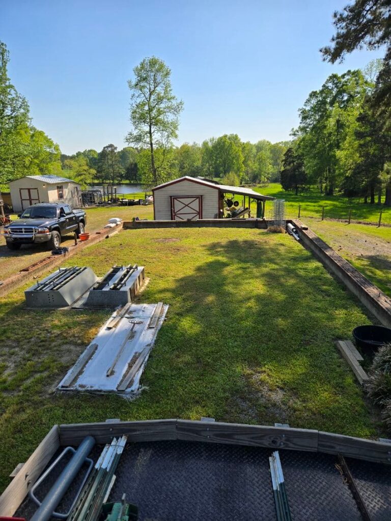 custom built carport and garage combo