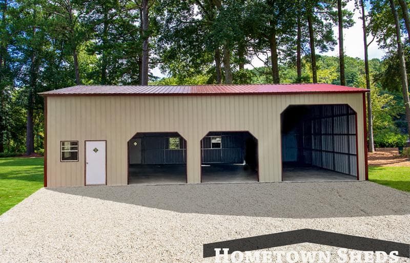 custom steel garage