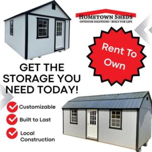 rent to own storage sheds
