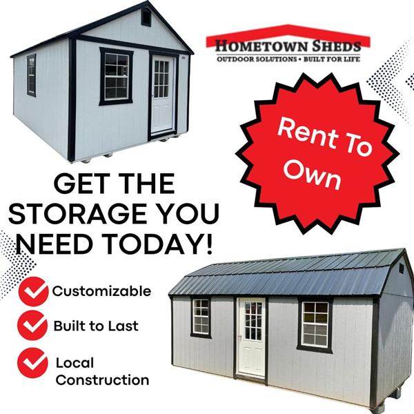 rent to own storage sheds