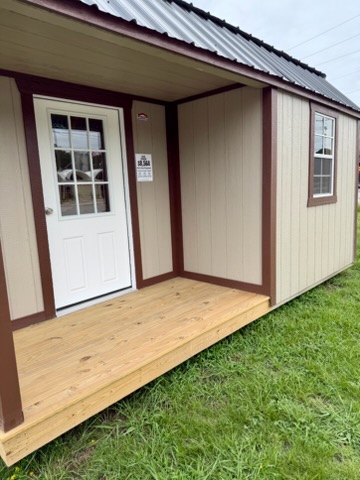 12 X 16 Lofted Barn With Side Porch