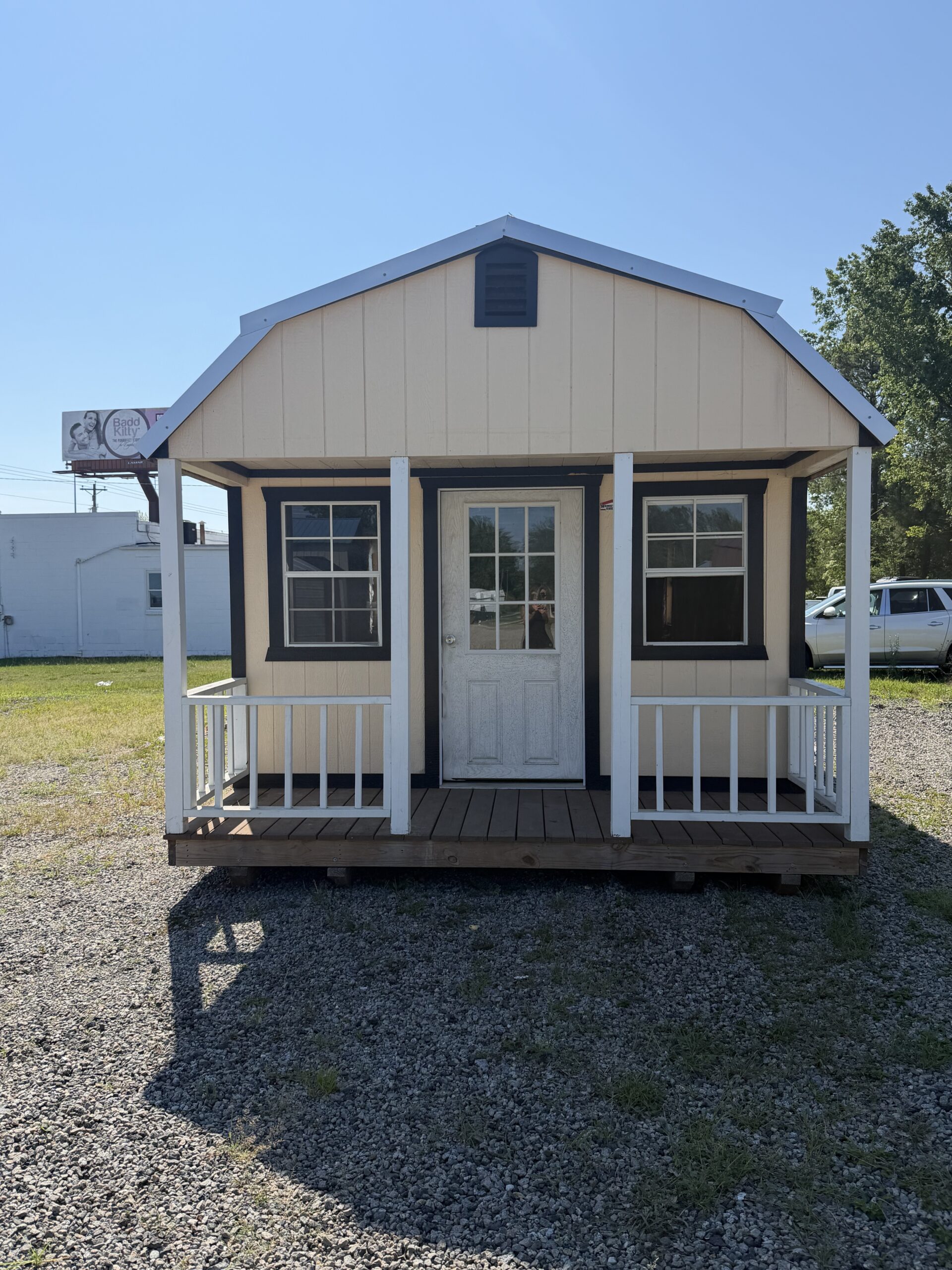 12 X 36 Lofted Barn With End Porch