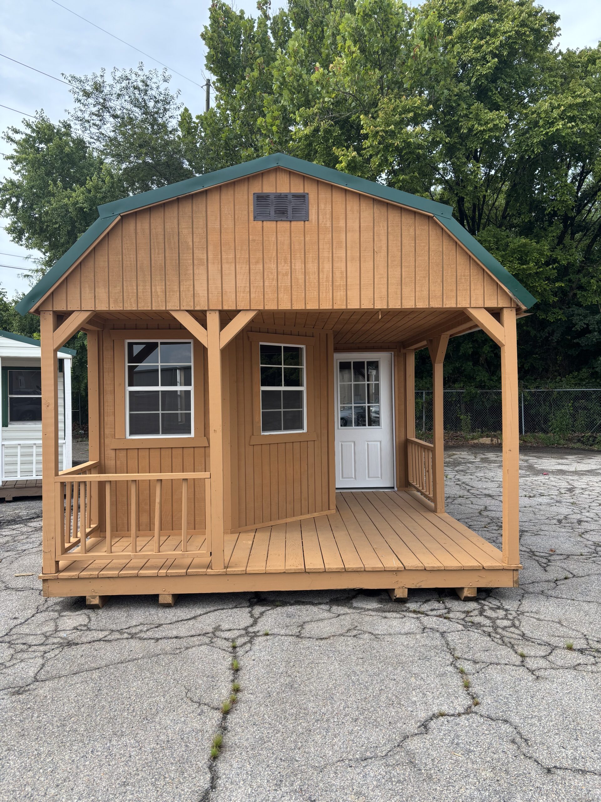 12 X 32 Lofted Barn With Wrap Around Porch