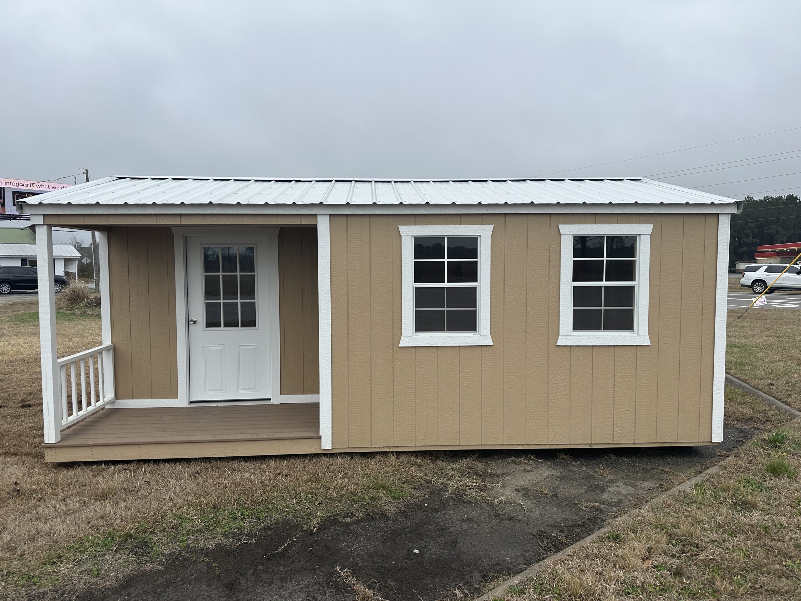 12 X 20 Utility With Side Porch