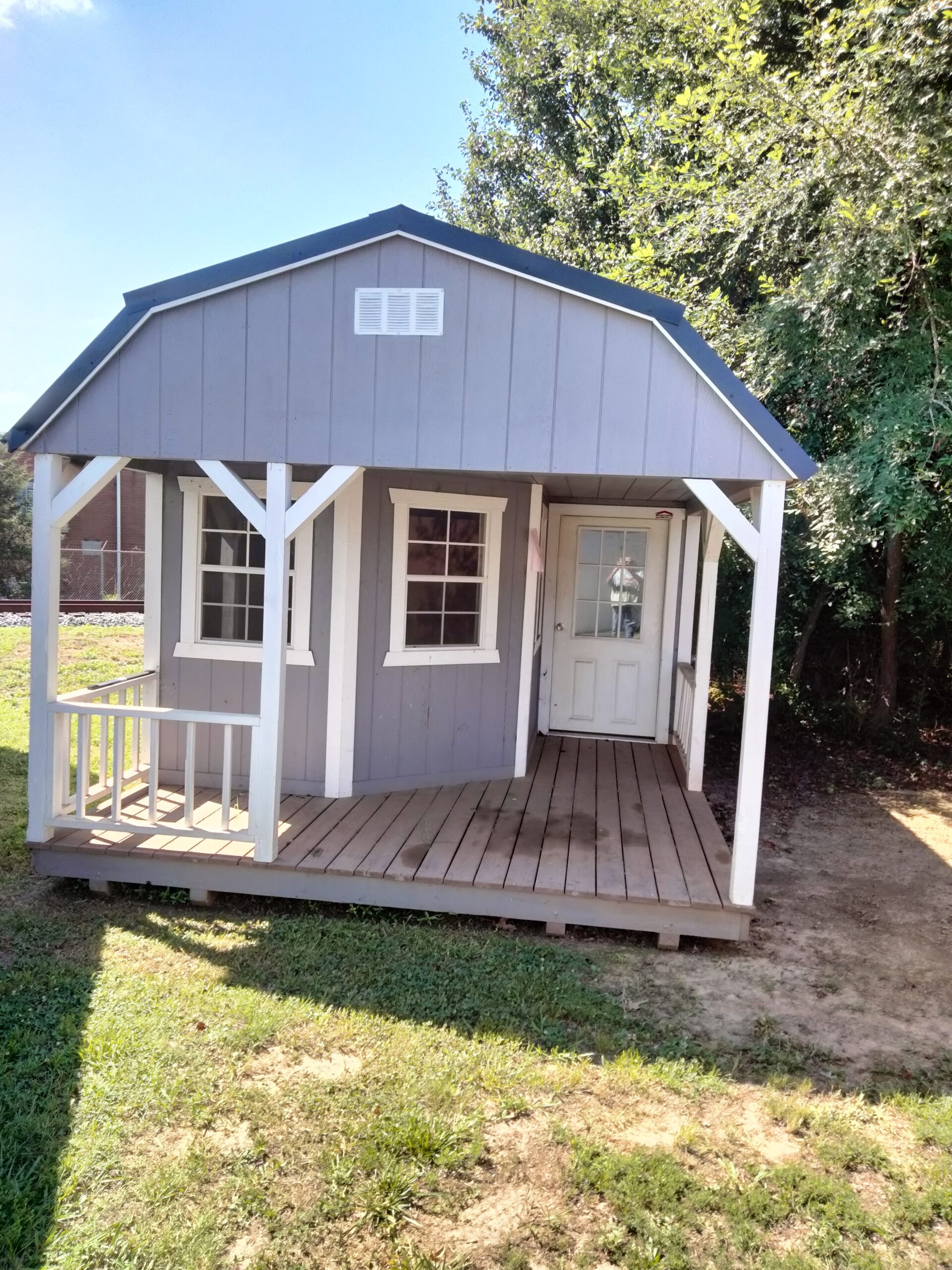 12 X 24 Lofted Barn With Wrap Around Porch