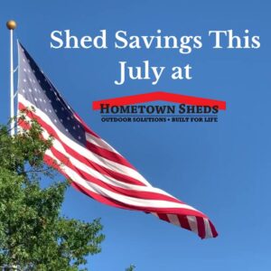 july shed savings