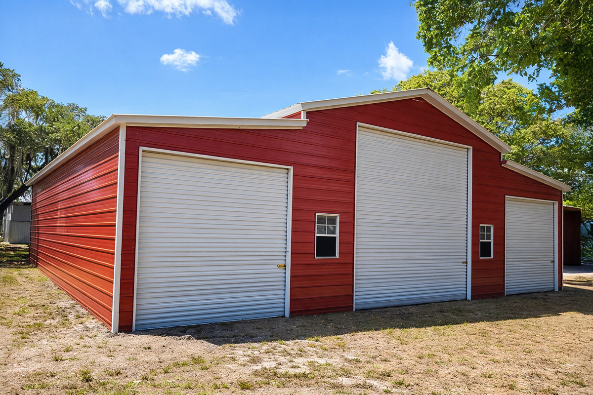 Verticle Metal Barn