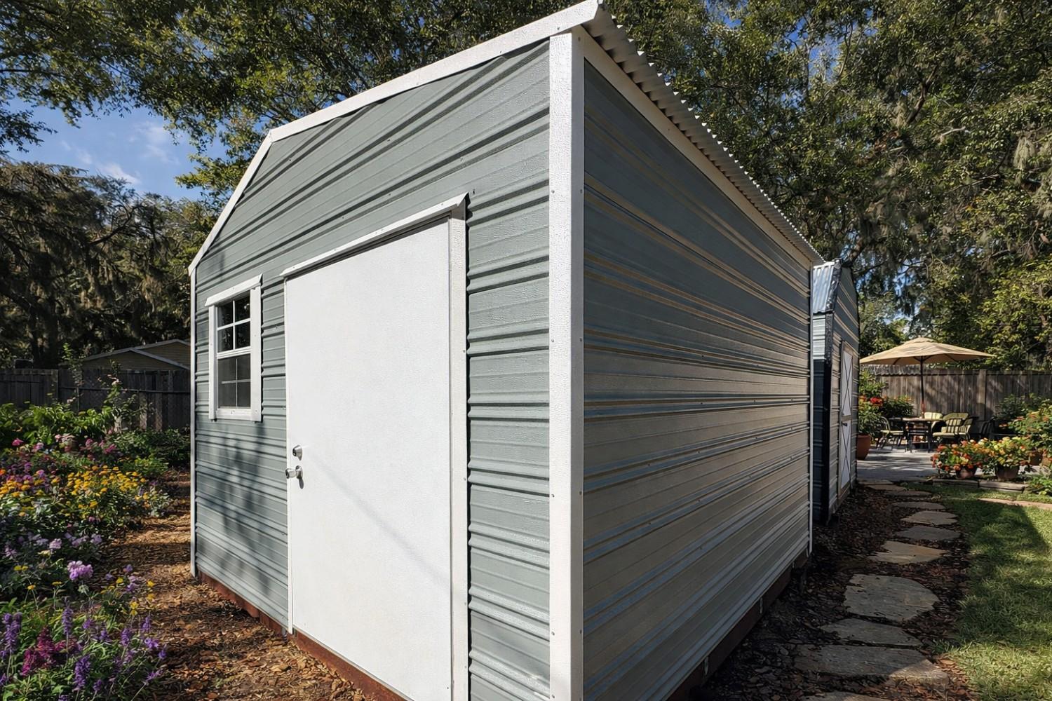 10×8 Side Garden with Electric  #13549