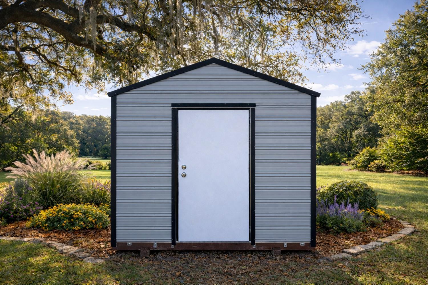 10×12 Garden Shed with Electric  #27161