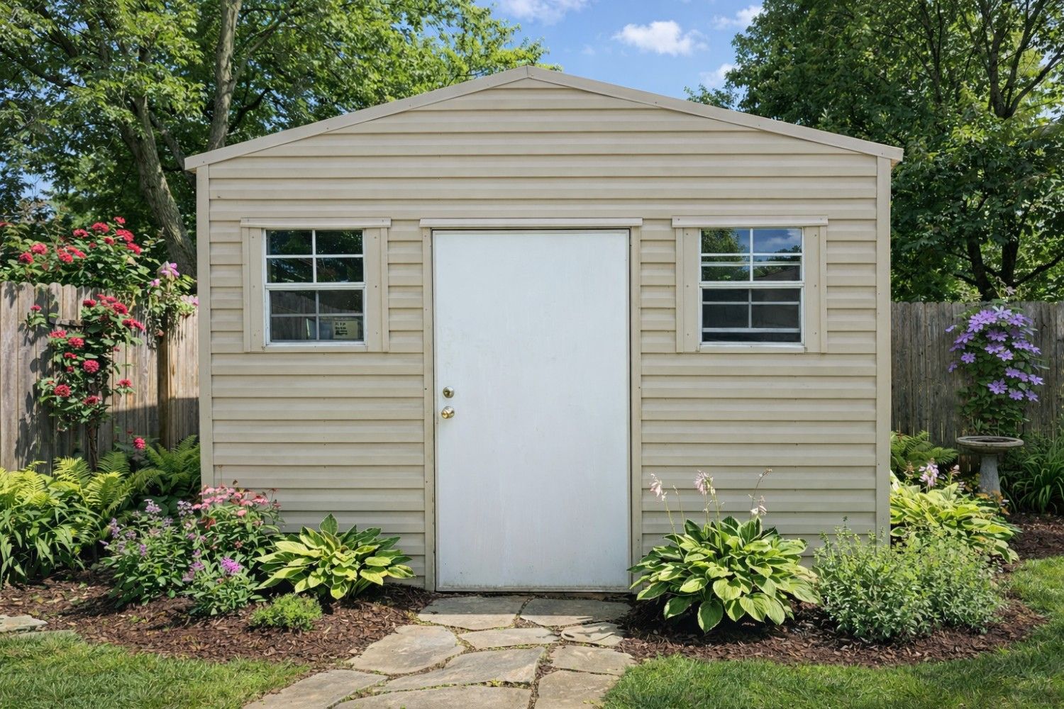 12×8 Side Garden with Electric  #13551