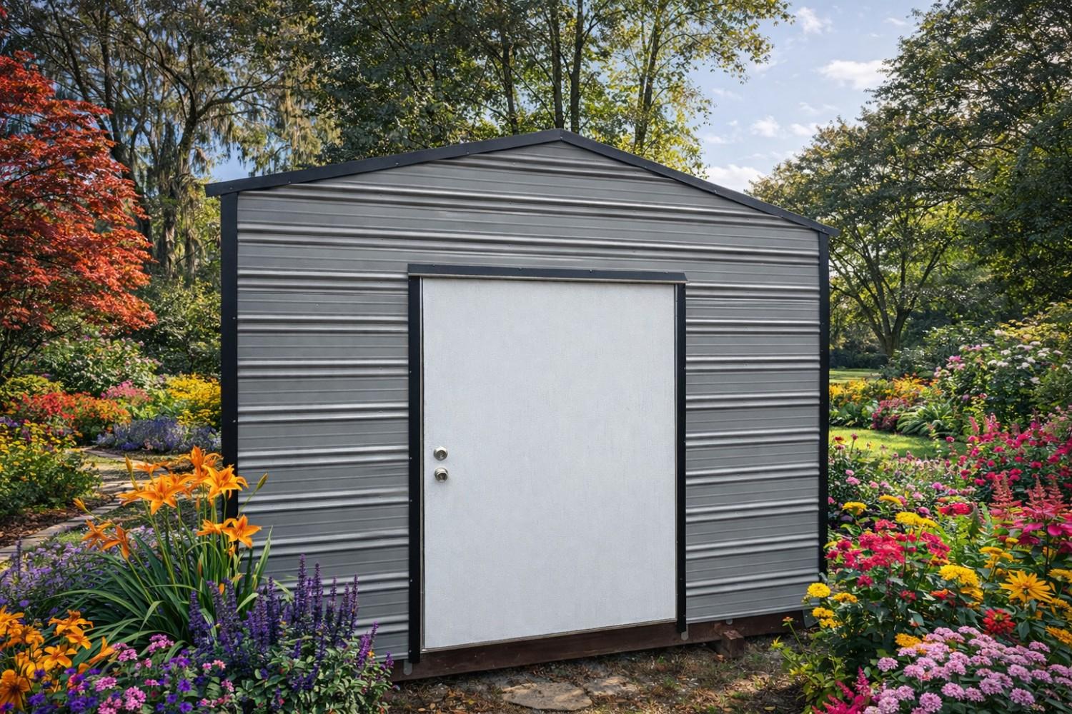 10×10 Garden Shed with Electric  #27174