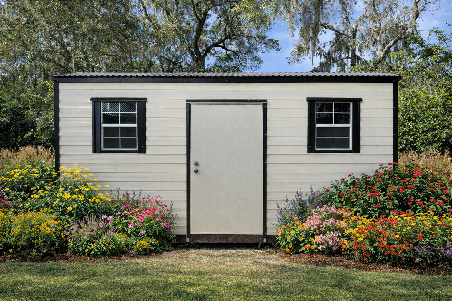 8×16 Side Garden with Electric  #13559