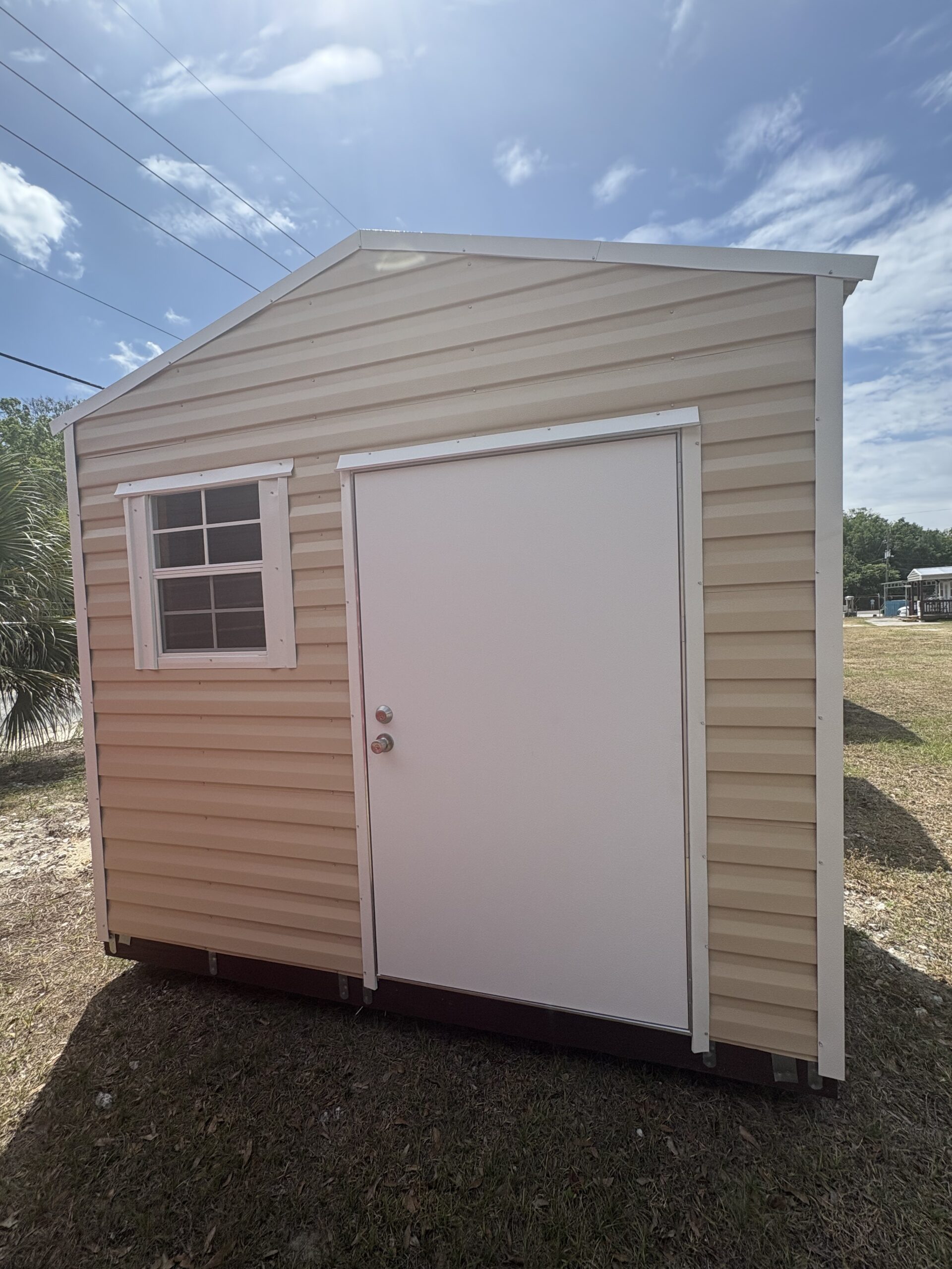 10×6 Side Garden Shed With Electric  #4412 Brick City Buildings
