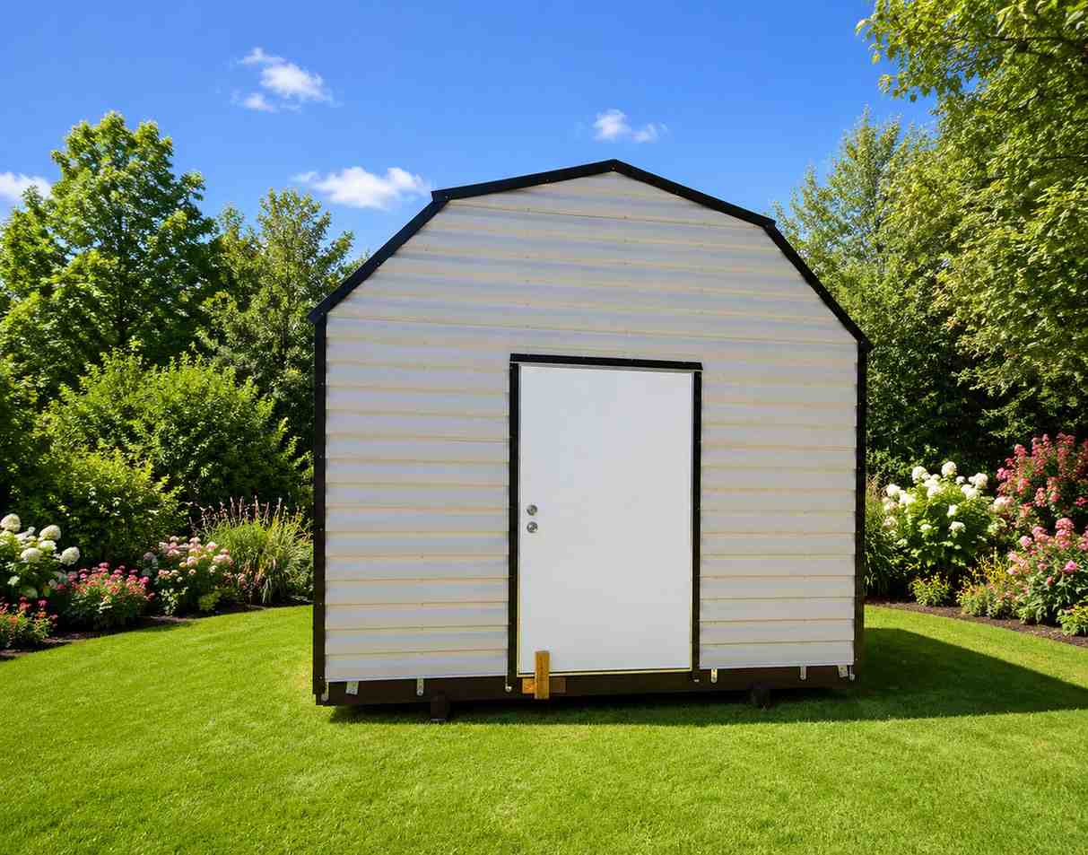12×16 Lofted Barn with Electric Brick City Buildings Jacksonville 18004