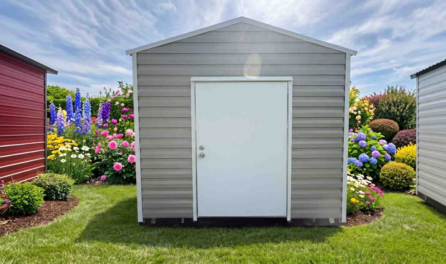 10×12 METAL SHED WITH ELECTRIC #27263  FREE DELIVERY
