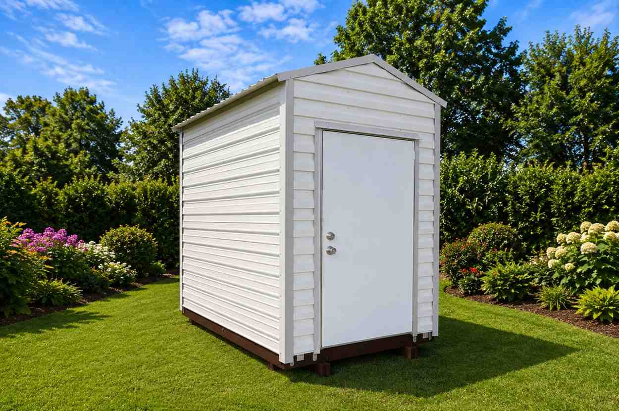 6×10 Garden Shed with Electrical  #4415