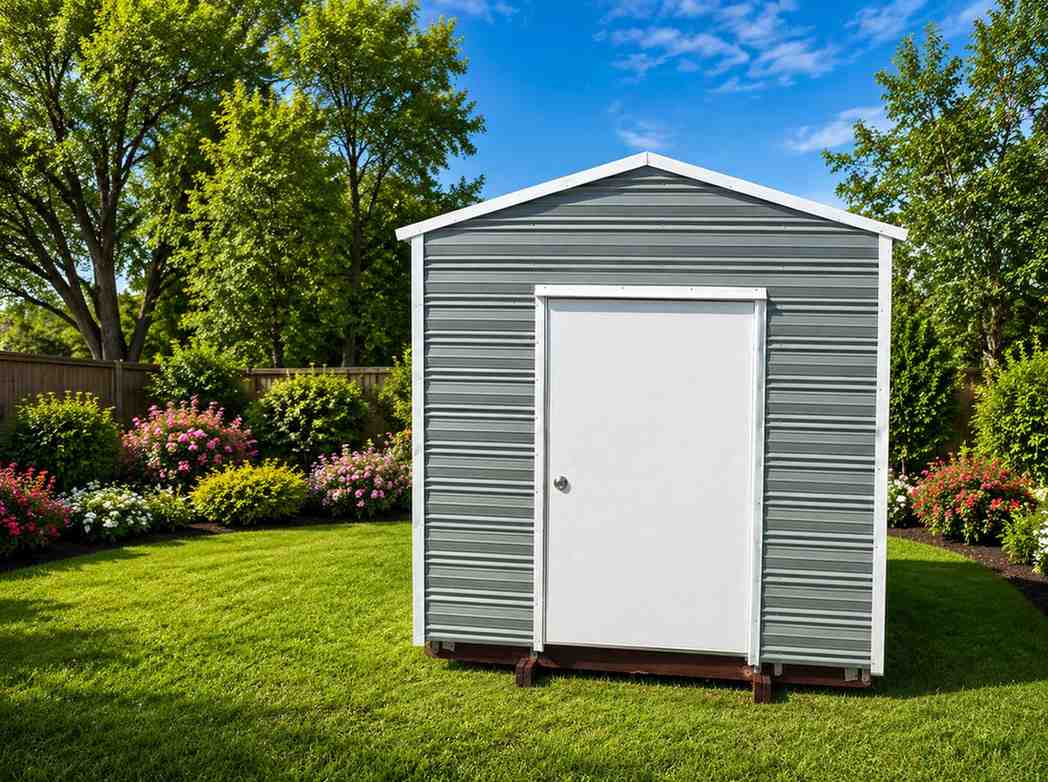 8 x 14 Garden Shed with Electric USED  #13403
