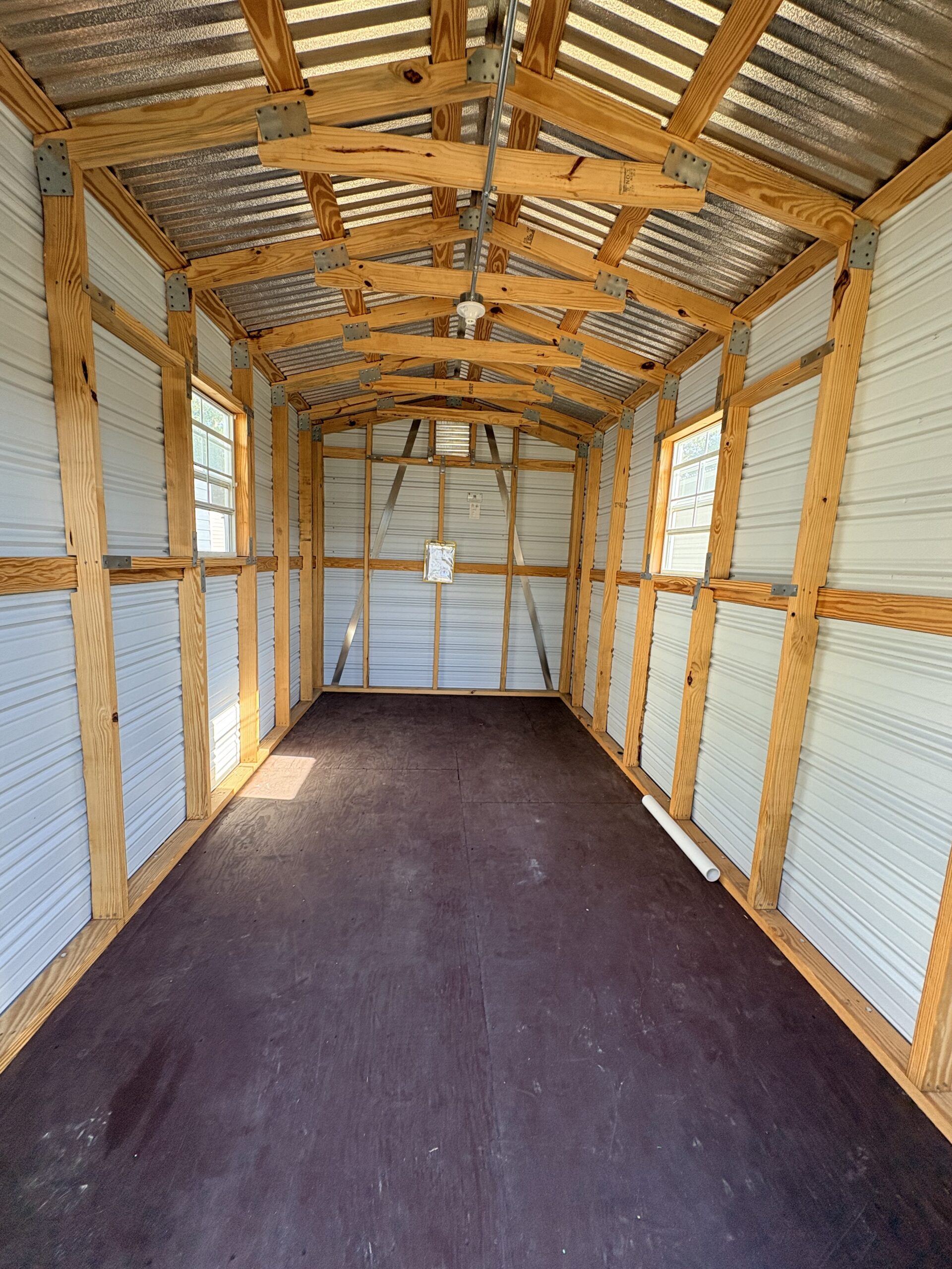 8 x 14 Garden Shed with Electric USED  #13403