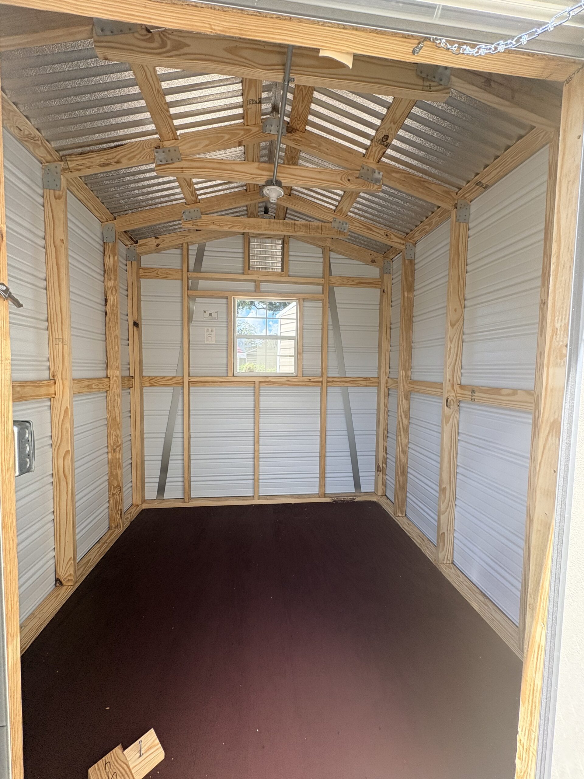 8x8 Garden Shed with Electric  #13594