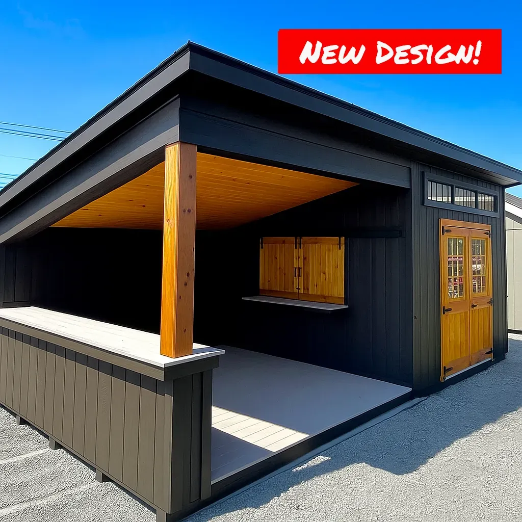 12′ x 24′ Lean-To Pool House