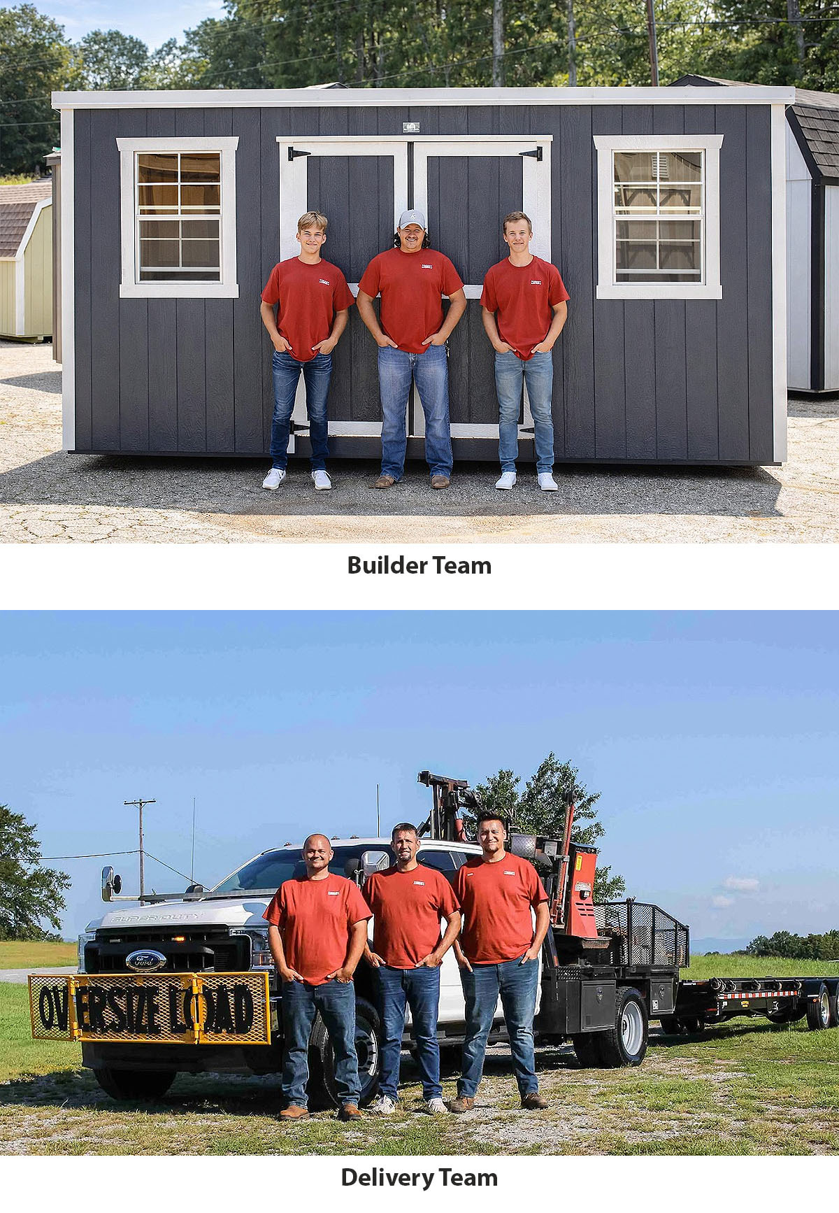 Deliver and Builder Team Collage