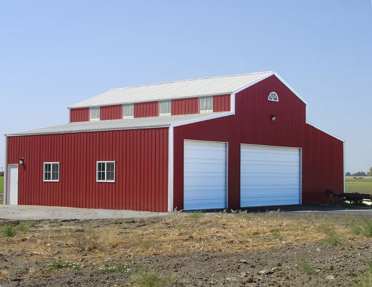 Exterior_Barn_Garage_Workshop_ColonialRed_RegalWhite_USSB_1