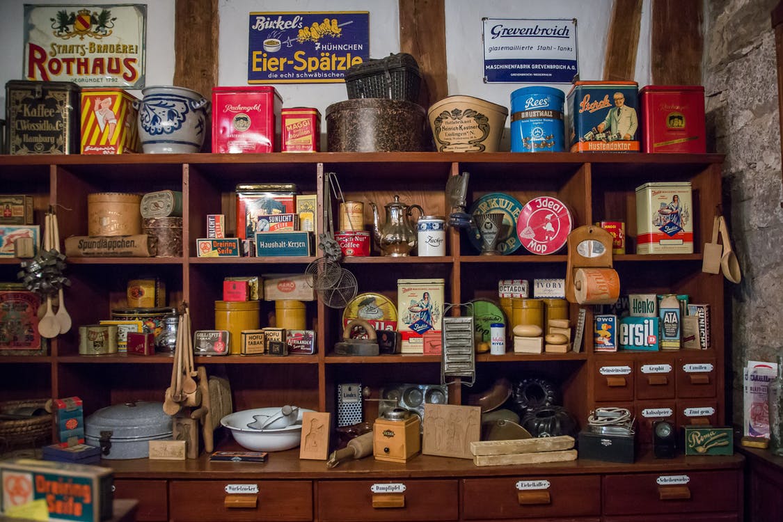 storage shelves