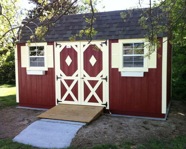 lofted garden barn