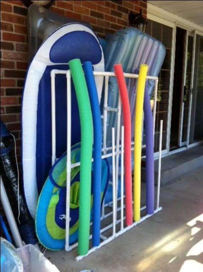 pvc pipe organizer
